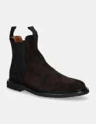 Common Projects Велурени боти челси Chelsea in Waxed Suede