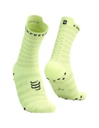 Compressport Чорапи Pro Racing Socks v4.0 Ultralight Run High - White/Alloy