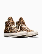 Converse Chuck 70 HI високи кецове дамски от кожа бежови високи A19169C