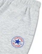 Converse спортен панталон за деца с памук сив със стандартна талия 9CJ626