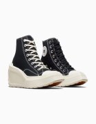 Converse Високи кецове Chuck 70 De Luxe Wedge в черно A06478C