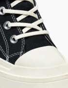 Converse Високи кецове Chuck 70 De Luxe Wedge в черно A06478C