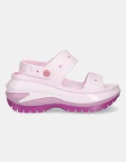 Crocs Чехли Classic Mega Crush Sandal в розово с платформа 207989.5BX