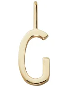 Design Letters Позлатена сребърна висулка