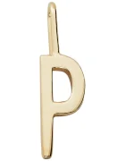 Design Letters Позлатена сребърна висулка