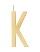 Design Letters Позлатена сребърна висулка