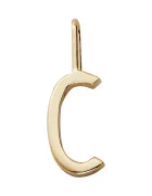 Design Letters Позлатена сребърна висулка