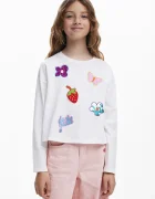 Desigual Детска блуза с дълги ръкави