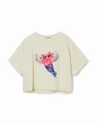 Desigual Детска памучна тениска