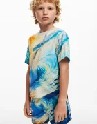 Desigual Детска памучна тениска
