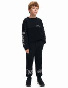 Desigual Детски памучен спортен панталон