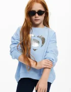 Desigual Детски памучен суичър
