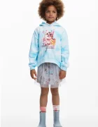 Desigual Детски памучен суичър