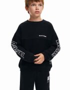 Desigual Детски памучен суичър