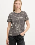 Desigual Памучна тениска MICKEY SKETCH