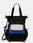 Desigual Раница BASIC MODULAR DISCOV дамска в черно голям размер с изчистен дизайн 25WAKY01