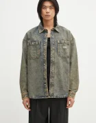 Dickies Дънково яке Houston Ls Shirt Yellow Fade Indigo