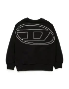 Diesel Детски памучен суичър SROBMEGOVALD OVER SWEAT-SHIRT