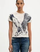 Diesel Памучна тениска T-UNCUTIE-LONG-R1