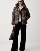 DKNY късо яке дамско кафяво DP6J9673