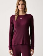 DKNY пижама дамска от вискоза бордо YI80136