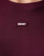 DKNY пижама дамска от вискоза бордо YI80136