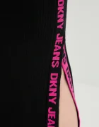 DKNY Пола в черно среднодълга с кройка тип молив