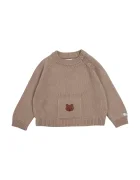 Donsje Бебешки памучен пуловер Loeke Sweater Bear