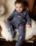 Donsje Бебешки памучни ританки Phlyn Onesie Koalas