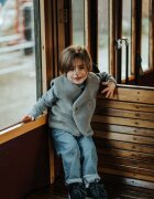 Donsje Детски елек Monty Gilet в сиво 4044300