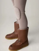 Donsje Детски кожени зимни обувки Wadudu Special Boots Stag