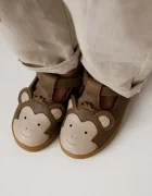 Donsje Детски половинки обувки от кожа Sunni Special Shoes Monkey