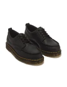 Dr. Martens половинки обувки от кожа Lowell черни DM43679001