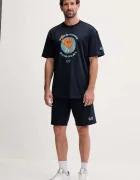 EA7 Emporio Armani Памучна тениска в синьо с принт AF10441.7M000774