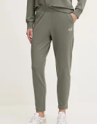 EA7 Emporio Armani спортен комплект анцуг дамски от памук с еластан зелен AF13135.7W000115