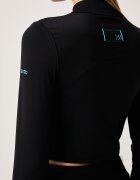 EA7 Emporio Armani спортна блуза с дълги ръкави дамска черна AF12625.7W001569