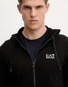 EA7 Emporio Armani суичър с качулка мъжки черен AF13512.7M000568