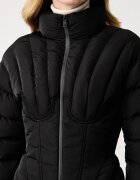 Elisabetta Franchi капитонирано яке дамско черно PI95D66E2