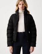 Elisabetta Franchi капитонирано яке дамско черно PI95D66E2