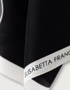 Elisabetta Franchi шалче дамско от коприна черно FO03F66E2