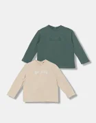 Emporio Armani Детска блуза с дълги ръкави (2 броя)