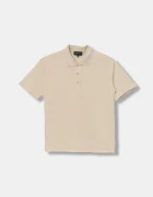 Emporio Armani Детска памучна тениска с яка