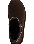 Emu Australia Higgie апрески дамски от велур кафяви W13198