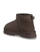 Emu Australia Sharky Micro Flatform апрески дамски от велур кафяви W13304