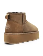 Emu Australia Велурени апрески Stinger Micro Flatform в кафяво W13082.CORI
