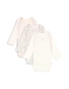 Fanga Fontana Бебешко боди от памук FIO 3 PACK LS BODY OCS (3 броя)