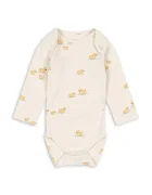 Fanga Fontana боди за бебе с памук BELLO LS BODY OCS бежово FA100091