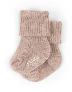 Fanga Fontana Вълнени чорапи LANA LIGHT KNITTED SOCKS в розово FA100053