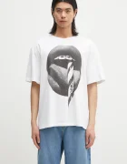 Fiorucci Памучна тениска Mouth Print Boxy