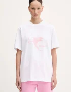 Fiorucci Памучна тениска White Cupid Print Regular Fit T-Shirt